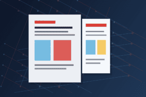 Illustration of publication layout and print-ready design files