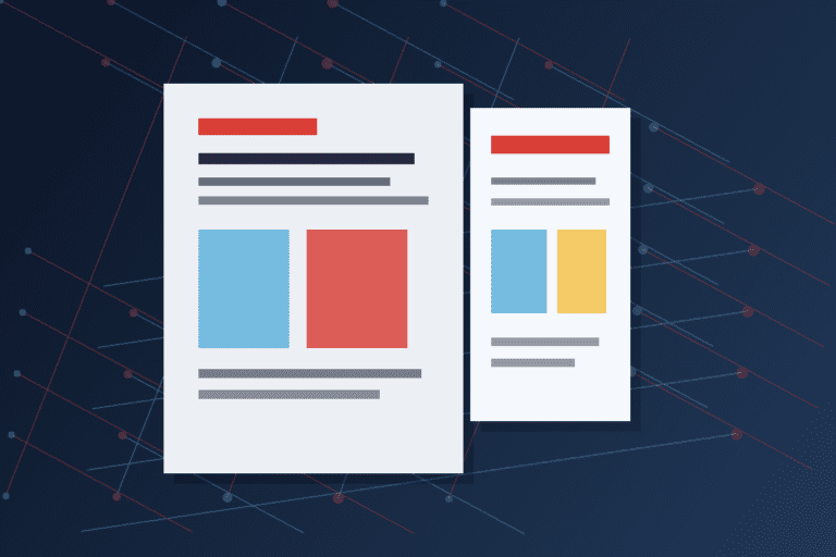 Illustration of publication layout and print-ready design files