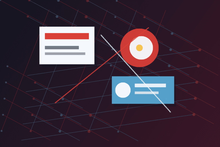 Illustration of sticker design and layout for business