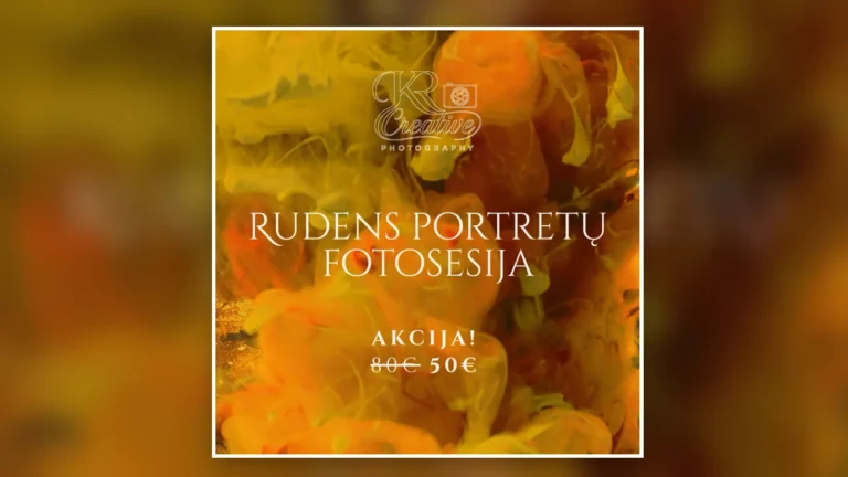 KRstudios.lt rudens portretų fotosesijos reklamos kadras